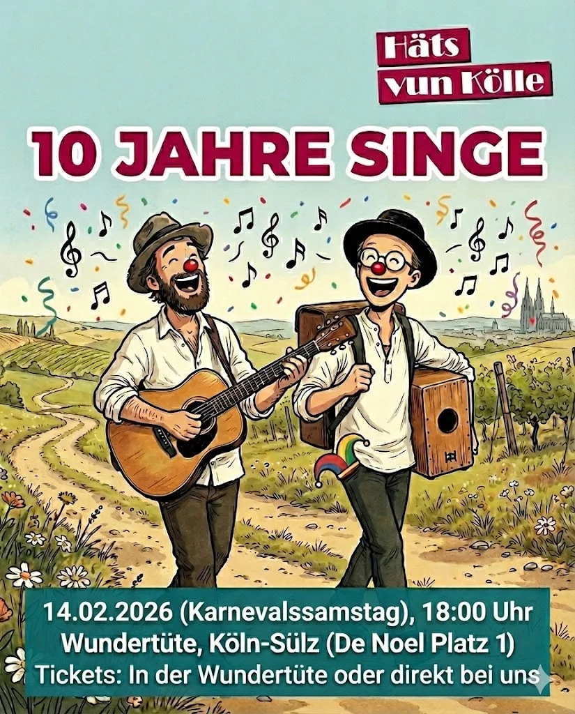 10 Jahre Singe Poster